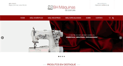 Desktop Screenshot of maquinasdecosturabh.com